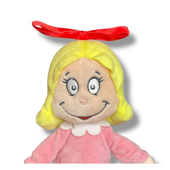 Dr Seuss Plush Cindy Lou Who Doll Grinch Who Stole Christmas Whoville Aurora 12" - Picture 3 of 12